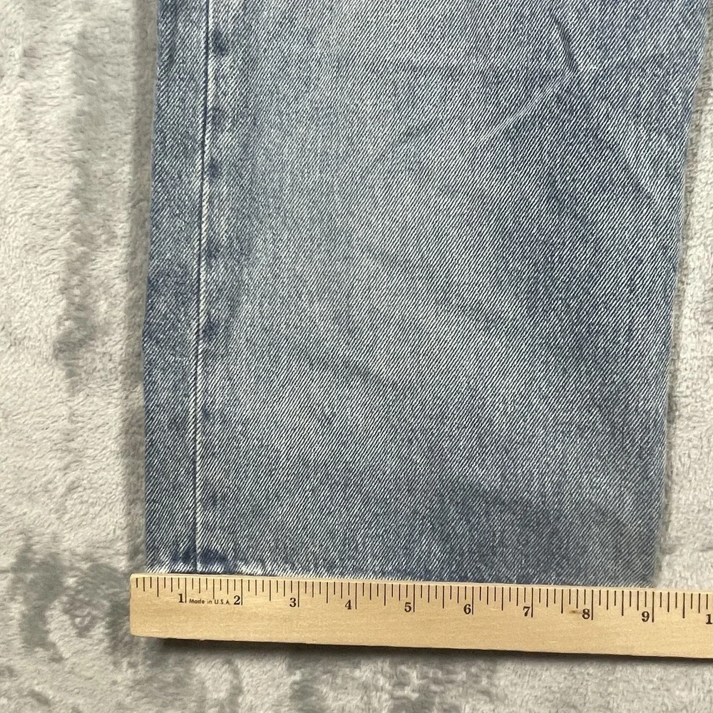 Levis 501 150th Anniversary Peace Sign Graphic Jeans Light Wash Mens 40x30